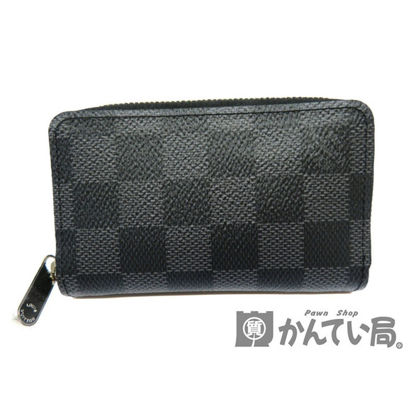 Louis Vuitton Graphite Coin Zippy Black Case Damier Un - Picture 1 of 6